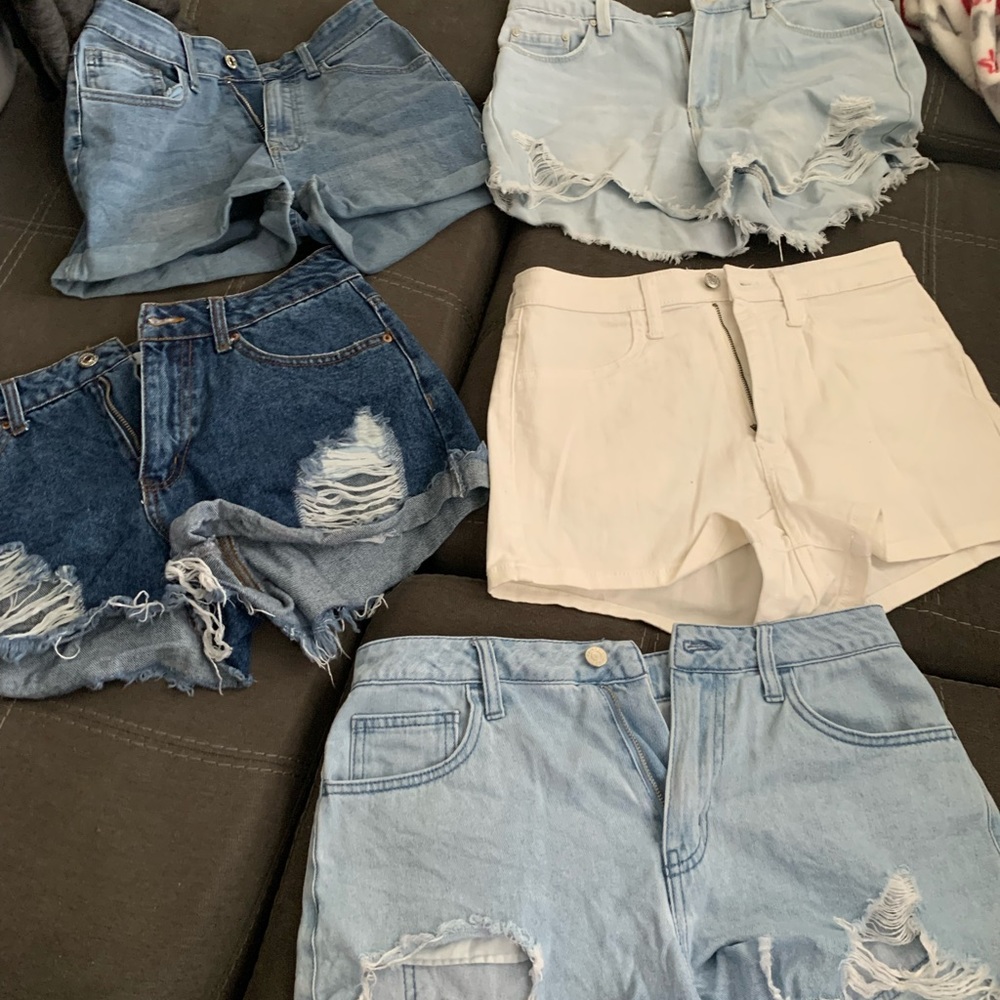 Jean shorts bundle size 7/8 27 name brands